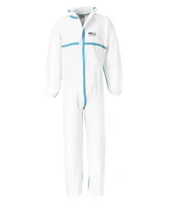 ST60 - Biztex Microporous 4/5/6 overál - fehér - 3XL, Szín: fehér, Méret: 3XL