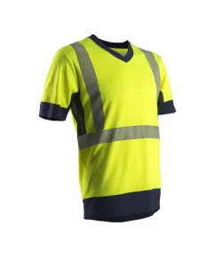 KOMO HI-VIZ SÁRGA RÖVID UJJÚ PÓLÓ-M, Méret: M