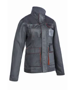 MISTI NŐI MUNKAKABÁT SZÜRKE/NARANCS-XL, Méret: XL