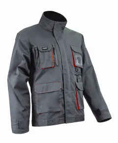 PADDOCK II MUNKAKABÁT SZÜRKE-NARANCS-2XL, Méret: 2XL