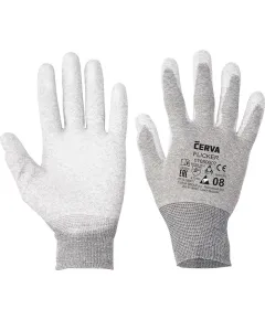 FLICKER kötött nylon, kesztyű PU AS - 8, Szín: Egyéb, Méret: 8