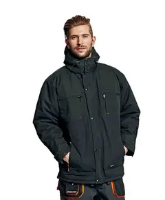 EMERTON téli kabát fekete/narancs XL, Szín: fekete, Méret: XL