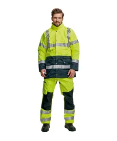 BI ROAD 4in1 HV kabát narancs/navy 2XL, Szín: navy, Méret: XXL