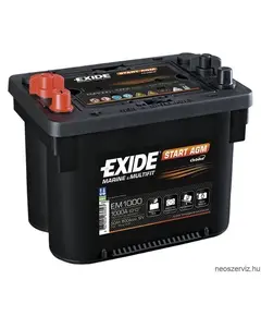 EXIDE MAXXIMA EM1000 12V 50Ah 800A spirálcellás akkumulátor B+
