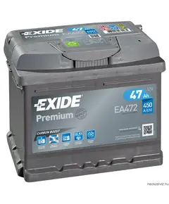 EXIDE PREMIUM EA472 12V 47Ah 450A akkumulátor J+