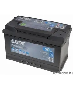 EXIDE PREMIUM EA900 12V 90Ah 720A akkumulátor J+