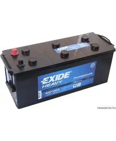 EXIDE TRUCK EG1403 12V 140Ah 800A akkumulátor B+