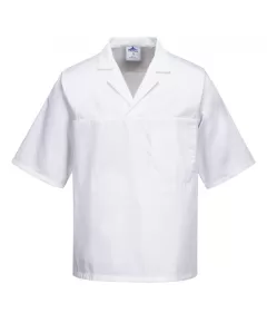 2209 - Élelmiszeripari ing rövid ujjal - fehér - XL, Szín: fehér, Méret: XL