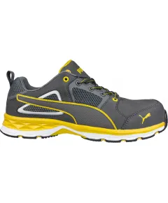 Puma Pace 2.0 Yellow low S1P ESD HRO SRC munkavédelmi cipő - szürke/sárga - 40, Szín: szürke/sárga, Méret: 40