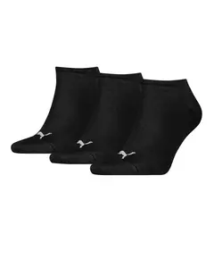 Puma sneaker zokni - 3pár/csomag - fekete - 35/38, Szín: fekete, Méret: 35/38
