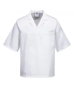 2209 - Élelmiszeripari ing rövid ujjal - fehér - XS, Szín: fehér, Méret: XS