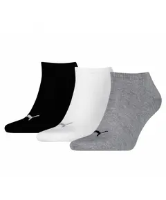 Puma sneaker zokni - 3pár/csomag - fehér/szürke/fekete - 35/38, Szín: fehér/szürke/fekete, Méret: 35/38
