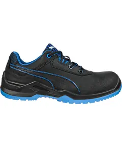 Puma Argon Blue Low S3 ESD SRC Védőcipő - fekete/kék - 49, Szín: fekete/kék, Méret: 49
