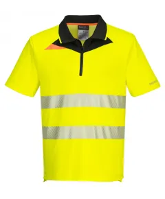 DX412 - Portwest DX4 Hi-Vis pólóing - sárga/fekete - S, Szín: sárga/fekete, Méret: S