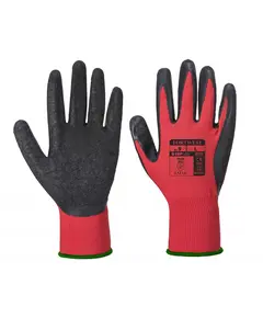 A174 - Flex Grip Latex Glove - piros/fekete - 9/L, Szín: piros/fekete, Méret: 9/L