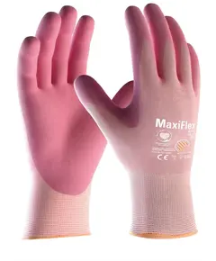 ATG MaxiFlex Active mártott bliszteres kesztyű 34-814 - pink - 7/S, Szín: pink, Méret: 7/S