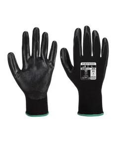 A320 - Nylon nitrilhab tenyérmártott keszyű - fekete - 10/XL, Szín: fekete, Méret: 10/XL