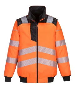 PW302 - PW3 Hi-Vis 3-in-1 Pilóta kabát - narancs - L, Szín: narancs, Méret: L