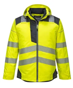 T400 - Vision Hi-Vis télikabát - sárga/fekete - 4XL, Szín: sárga/fekete, Méret: 4XL