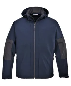 TK53 - Softshell kapucnival (3L) - tengerészkék - XL, Szín: tengerészkék, Méret: XL