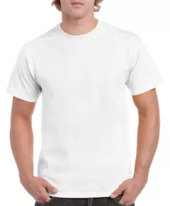 Gildan Heavy Cotton póló - fehér - 5XL, Szín: fehér, Méret: 5XL