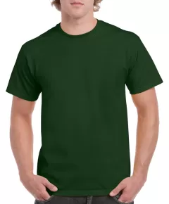 Gildan Heavy Cotton póló - erdőzöld - 5XL, Szín: erdőzöld, Méret: 5XL