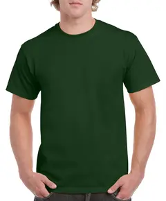 Gildan Heavy Cotton póló - erdőzöld - 3XL, Szín: erdőzöld, Méret: 3XL