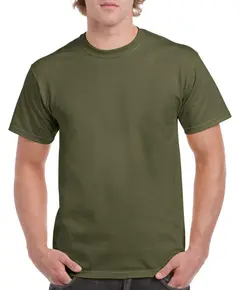 Gildan Heavy Cotton póló - oliva zöld - 3XL, Szín: oliva zöld, Méret: 3XL
