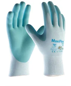 ATG Maxiflex Active mártott kesztyű - 34-824 - kék - 6/XS, Szín: kék, Méret: 6/XS