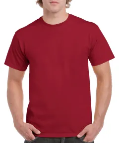 Gildan Heavy Cotton póló - Cardinal Red - 3XL, Szín: Cardinal Red, Méret: 3XL