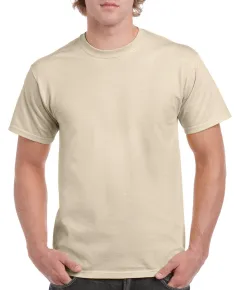 Gildan Heavy Cotton póló - Sand - XXL, Szín: Sand, Méret: XXL