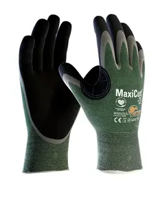 ATG MaxiCut Oil tenyérrészen mártott kesztyű 34-304 - zöld - 10/XL, Szín: zöld, Méret: 10/XL
