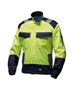 Hi-Vis Polytech Plus multifunkcionális kabát - sárga - 56, Szín: sárga, Méret: 56