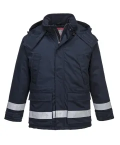 FR59 - FR Anti-Static télikabát - tengerészkék - L, Szín: tengerészkék, Méret: L