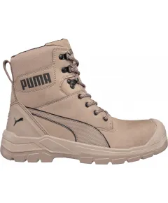 Puma Conquest Stone High S3 CI HI HRO SRC védőbakancs - homok - 42, Szín: homok, Méret: 42