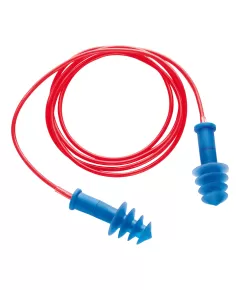 BLU power zsinóros füldugó (200 pár) - piros/kék - uni, Szín: piros/kék, Méret: uni