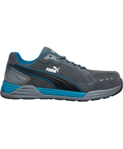 Puma Airtwist Grey Low S3 ESD HRO SRC munkavédelmi cipő - szürke - 43, Szín: szürke, Méret: 43