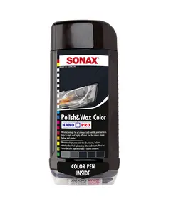 SONAX POLIR ÉS WAX FEKETE 500 ML