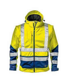 Starmax jól láthatósági kabát - sárga/kék - XL, Szín: sárga/kék, Méret: XL
