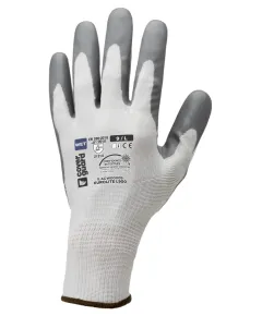 EUROLITE L900 FEHÉR/SZÜRKE LATEX KÖRNYEZETBARÁT KESZTYŰ 8, Méret: 8