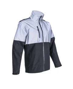 TAKA FÉNYVISSZAVERŐ BETÉTES FEKETE SOFTSHELL DZSEKI M, Méret: M