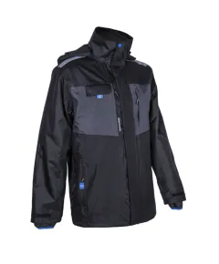 WANI FEKETE/SZÜRKE/KÉK 3/1 RIPSTOP TÉLIKABÁT 3XL, Méret: 3XL