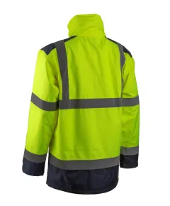 KAZAN KOMBINÁLHATÓ HI-VIZ SÁRGA ESŐKABÁT 4XL, Méret: 4XL