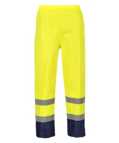 H444 - Hi-Vis Classic Contrast esőnadrág - sárga - XL, Szín: sárga, Méret: XL