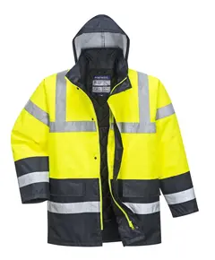 S466 - Kontraszt Traffic kabát - sárga - L, Szín: sárga, Méret: L