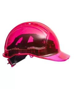 PV60 - Peak View Plus gyorsbeállítós, átlátszó védősisak, szellőző - pink - egy méret, Szín: pink, Méret: Egy méret