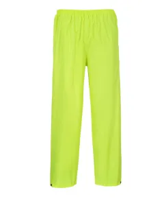 S441 - Klasszik esőnadrág - sárga - 4XL, Szín: sárga, Méret: 4XL