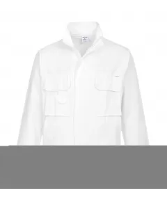 S827 - Festő kabát - fehér - XL, Szín: fehér, Méret: XL