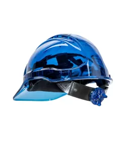 PV60 - Peak View Plus gyorsbeállítós, átlátszó védősisak, szellőző - kék - egy méret, Szín: kék, Méret: Egy méret