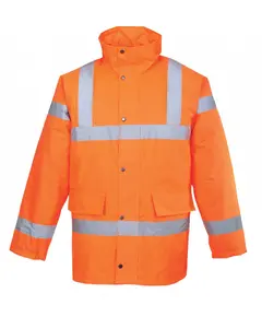 RT30 - Jól láthatósági kabát vasúti dolgozók részére - narancs - S, Szín: narancs, Méret: S